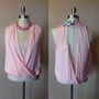 Pink Drape Down Blouse - S-2
