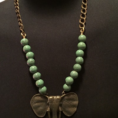 Charm statement necklace - Thumbnail 4