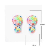Adorable Rainbow Stud Earrings - Thumbnail 2