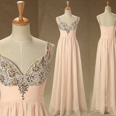 Long prom dress, pink prom dress, cheap prom dress, custom prom dress, 2018 prom dress, bd14438