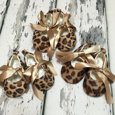 Baby girl leopard ballet slippers