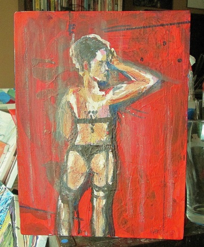 Tofu Voodoo, a painting by Ryan Lowrie