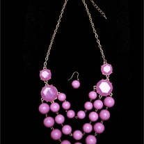 Candy Drops Necklace & Earring Set
