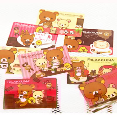 Rilakkuma cafe card stickers (super cute) - Thumbnail 2