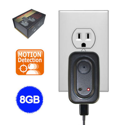 8gb ac wall adapter charger motion activated spy camera