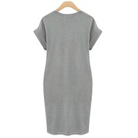 Casual Boyfriend Tee Dress - Thumbnail 1