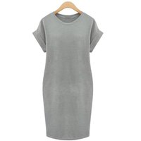 Casual Boyfriend Tee Dress - Thumbnail 3