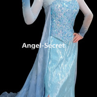 j999 Elsa costume with CL28 park version cape - Thumbnail 4