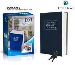 NEW Eternal™ Dictionary Hidden Book Safe Lock Secret Security Money Stash w/ Key