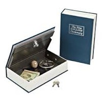 NEW Eternal™ Dictionary Hidden Book Safe Lock Secret Security Money Stash w/ Key - Thumbnail 1