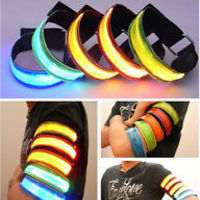 Eternal™ XTREME LED Armband Safety Reflective Belt Running Cycling Strap  - Thumbnail 2