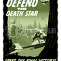 Defend the Death Star - ARTIST PROOF-1