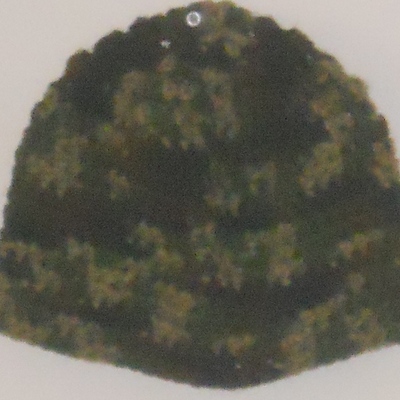 Camuoflage crochet child beanie hat
