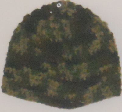 Camuoflage Crochet Child Beanie Hat 
