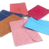 Cool Red Leather Bag Case For 12 Inch Macbook MB1202 - Thumbnail 1