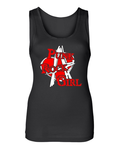 PUNK ROCK GIRL Ladies Tank # 928