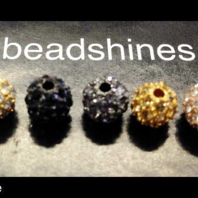 Micro cz pave bead. 6mm