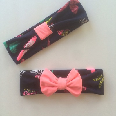 Mommy and me butterfly headwraps