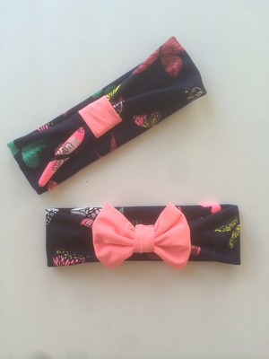 Mommy and Me Butterfly Headwraps