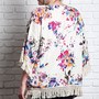 Boho floral Kimono S-2X-2