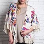 Boho floral Kimono S-2X-4