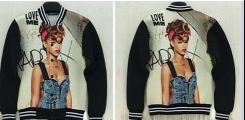 Rihanna Letterman Jacket