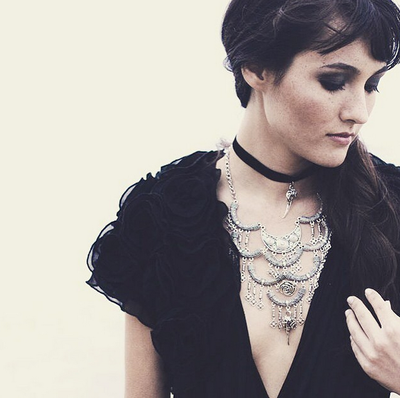 Raven Maiden Statement Necklace