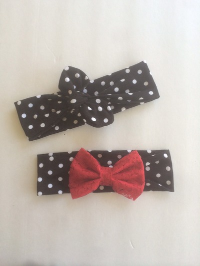 Mommy and Me Polka Dot Headwraps