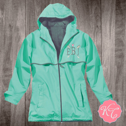 Embroidered: ARROW Monogram Ladies Rain Jacket