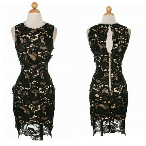 Lace and Pearl Dress