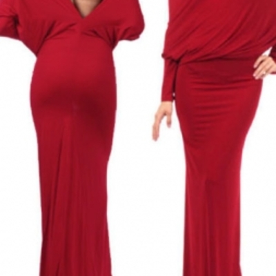 Hug me squeeze me maxi red wine - Thumbnail 4