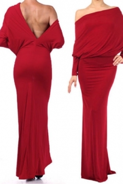Hug Me Squeeze Me Maxi Red Wine