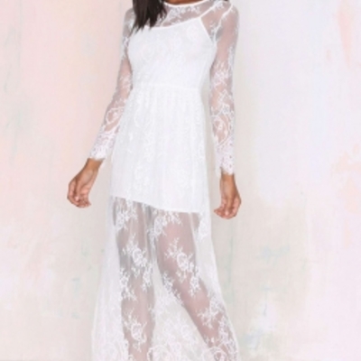 She's so cool white dress