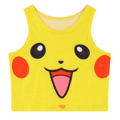 Free shipping-pika crop top - Thumbnail 5
