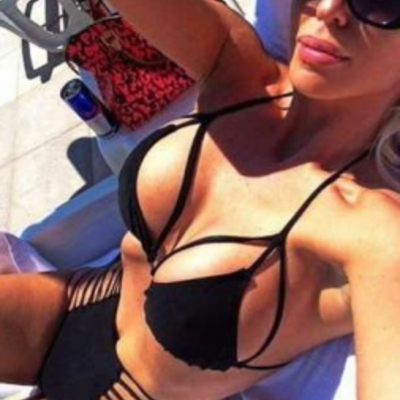 Black strappy swim 2