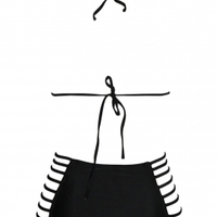 Black Strappy Swim 2 - Thumbnail 2