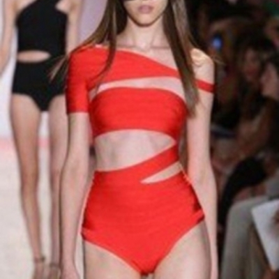 Badd ass bandage swim-red