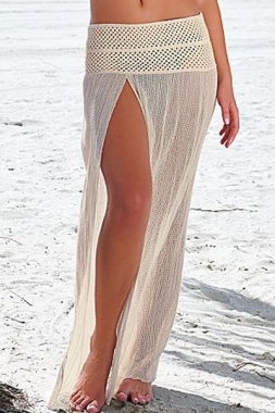 Versatile skirt/shirt swim cover up