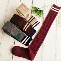 Harajuku institute wind Knee-high socks - Thumbnail 3