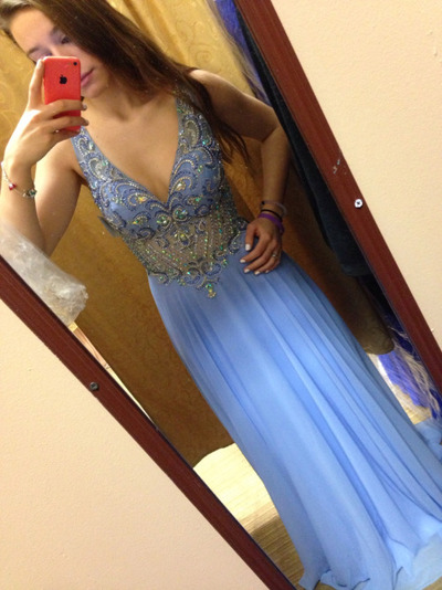 long prom dress, blue prom dress, dress gown, special occasion dress, new prom dress, long evening dress, BD14508