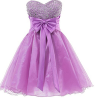 Sweetheart bridesmaid dress, Short bridesmaid Dress, Short bridesmaid dress, Homecoming dress, Cocktail Patry Dress,15041506 - Thumbnail 2