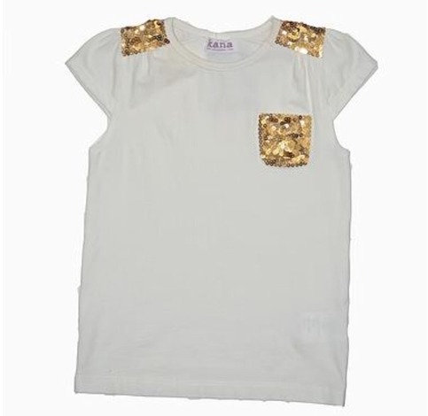 Sequin Pocket Tee