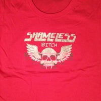 Shameless Bitch Shirt in Black & Pink - Thumbnail 2