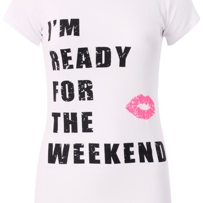 Ready for the weekend white