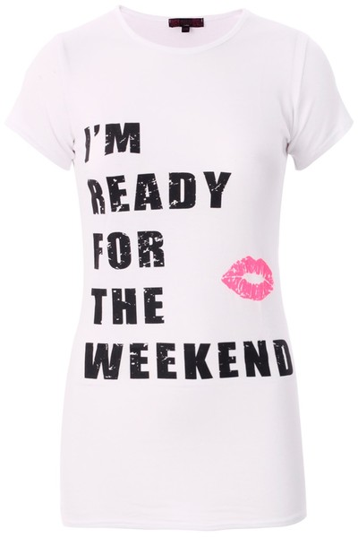 Ready for the weekend white