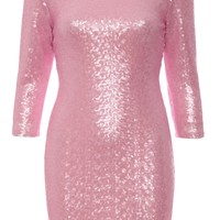 Cutie Pie Dress- Pink - Thumbnail 1