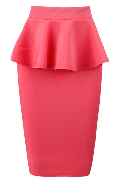 Pink Peplum skirt