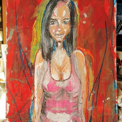 Sinistro, a painting by ryan lowrie