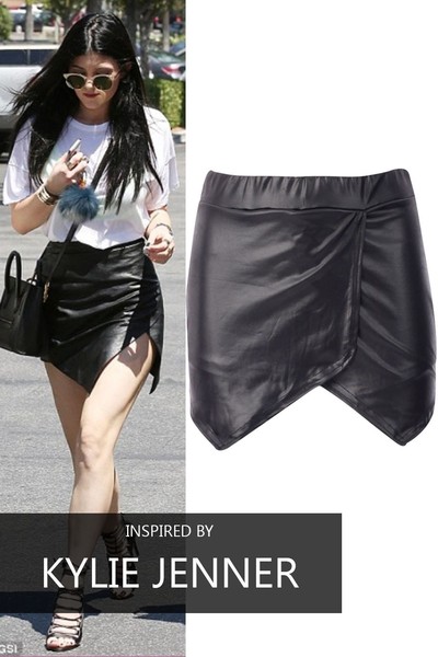 Leatherette Mini Skirt