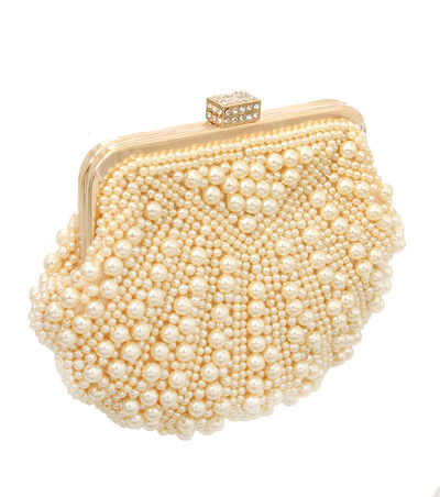 Sea Shell Clutch Cream